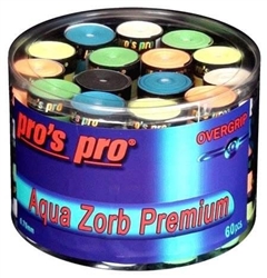 Velluto Morbido OVERGRIPS in 6 colori tenera PROS PRO GRIP band "Aqua Zorb Premium" 