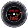 Tennissaite 0,16€/lfd. m extremer Spin schwarz Pros Pro DEVILSPIN 200m 